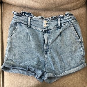 Wild Fable Denim Paperbag Style Shorts Super Cute Size Large